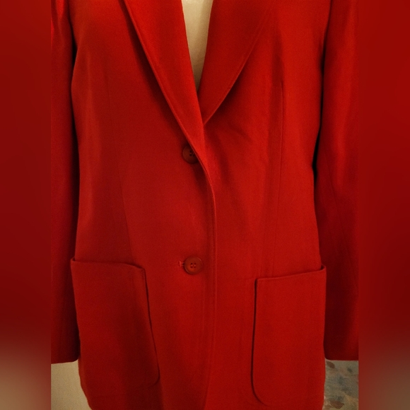 VINTAGE Pendleton Woolen Mills Red Blazer - Picture 9 of 12